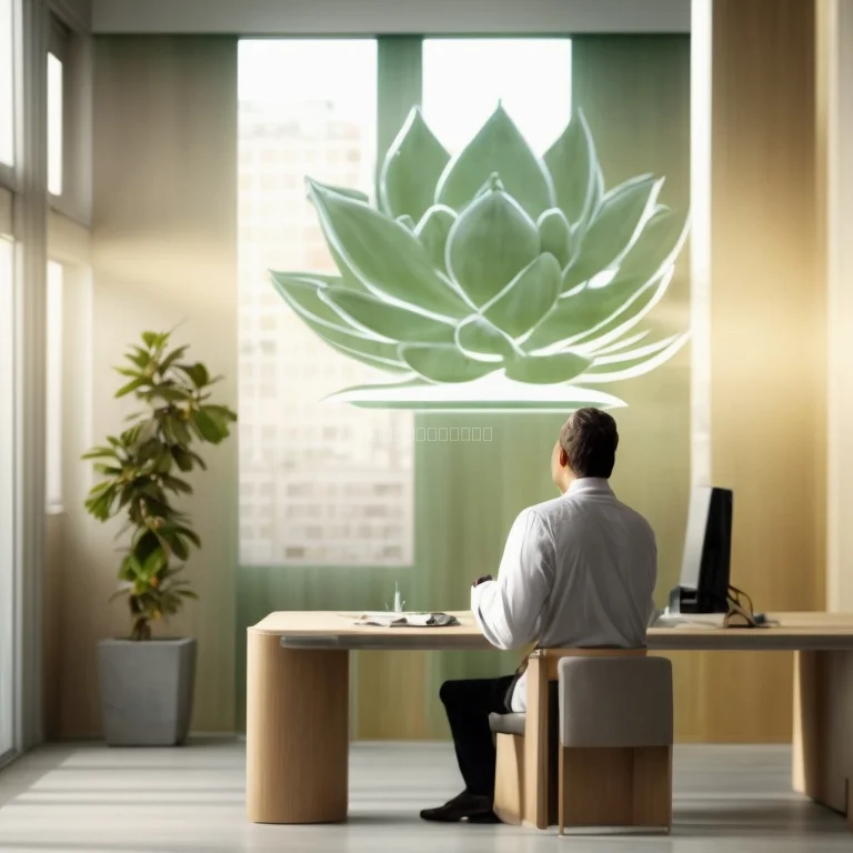 Illustration of a guided spiritual path